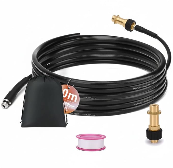 NBAP® Rioolrat - Rioolreinigingsset - Rioolveer - Rioolslang - Zwart