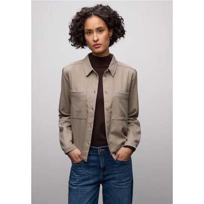 Overhemd blouse met zakken