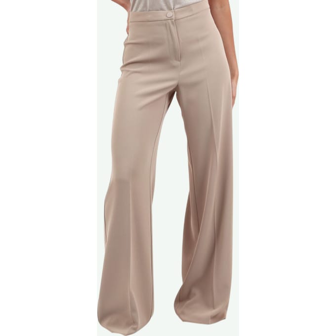 damesbroek coltneck beige