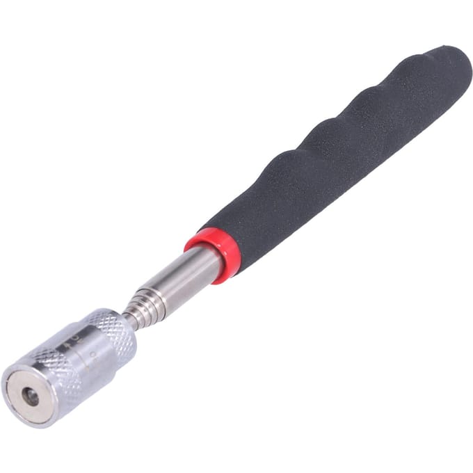 Magnetische Opraaptool met LED-licht Mini Draagbare Telescopische Magneet Picker Bar Cadeau gray