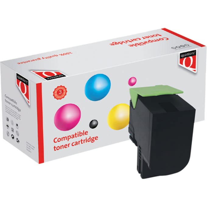 Tonercartridge Quantore alternatief tbv Lexmark 71B0H10 zwart