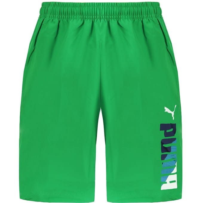 Puma FUN Heren Groen Geweven Bermuda Shorts