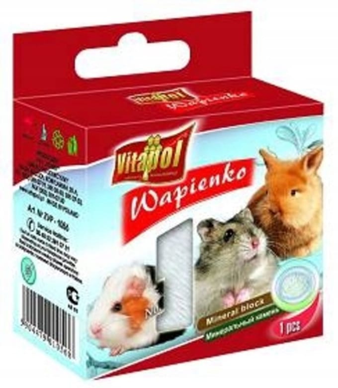 HOBBY - Kalksteenblok voor Knaagdieren - Natuurlijk - 40g