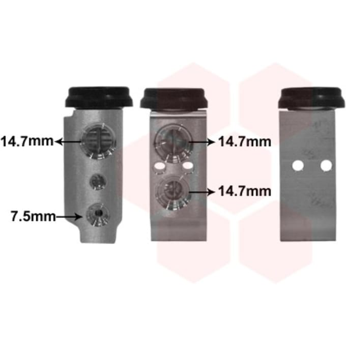 Van Wezel - EXPANSIEVENTIEL AIRCO VOOR HYUNDAI SANTAFE 2007-2009 976042B100