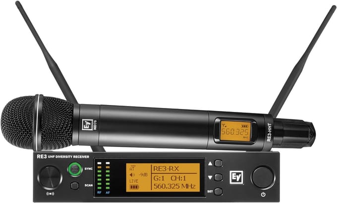 Electro Voice RE3-ND76-8M 823-865MHz - Draadloos systeem met hand-held