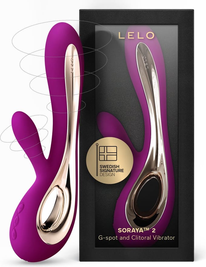 LELO SORAYA 2 – Rabbitstimulator – Waterdicht – Draadloos – Deep Rose