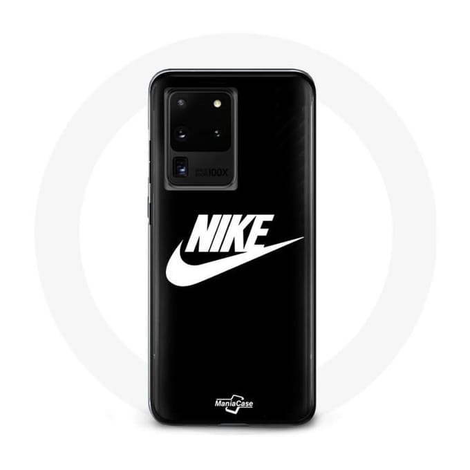 Coque - Nike - Samsung Galaxy S20 Ultra - Souple - Noir - Logo blanc blanc