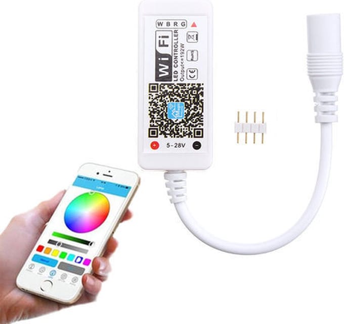 Groenovatie LED Strip RGB - Wifi Controller Mini - 3 x 4A - 5-28V