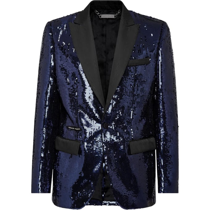 Blazer Met Één Knoop Slim Fit