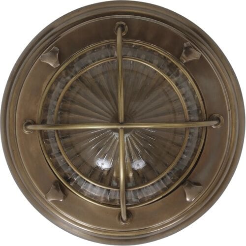 KS Verlichting Bellamy Plafond- en Wandlamp Antiek Messing