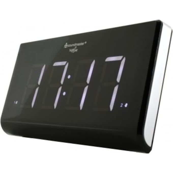 Soundmaster UR8400 Jumbo LED wekkerradio met dimbaar display