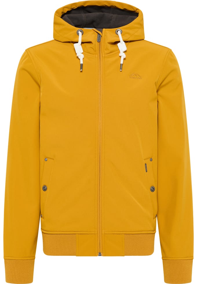 ICEBOUND softshell blouson Heren mosterd
