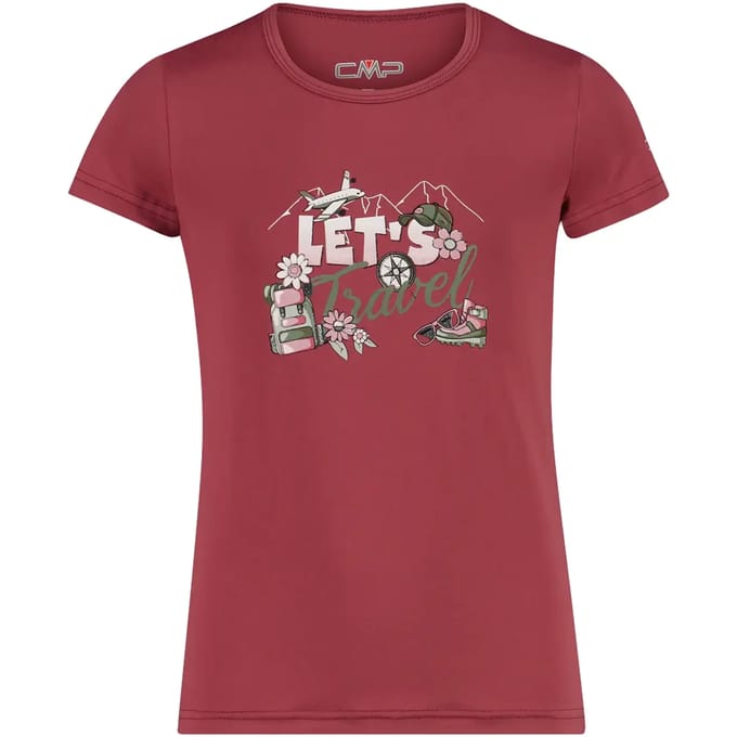Meisjes T-shirt met bedrukt patroon CMP