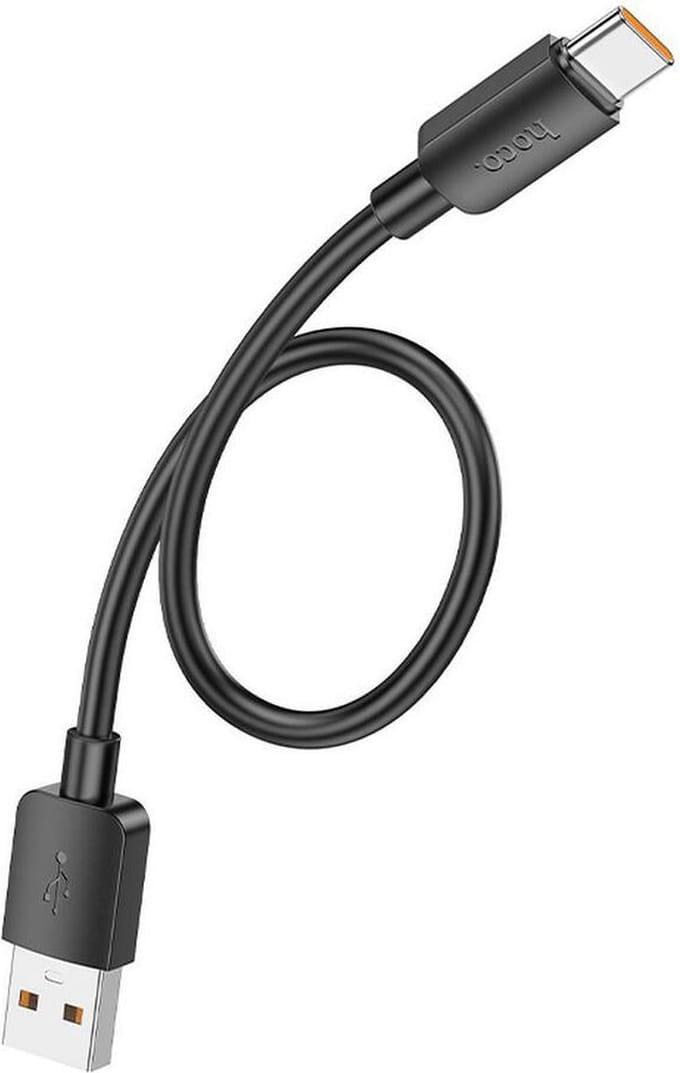 Hoco X96 100W Fast Charge PD USB naar USB-C Laadkabel 0.25M Zwart