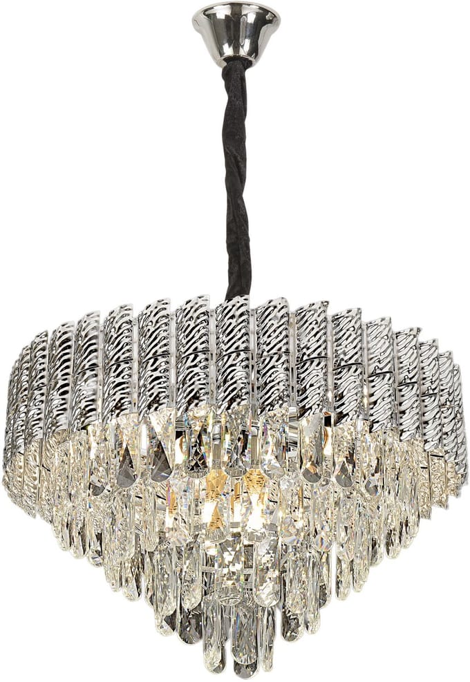 Toolight G055-Cp 50Cm - Hanglamp - Chroom, Grijs - 78X47X33Cm