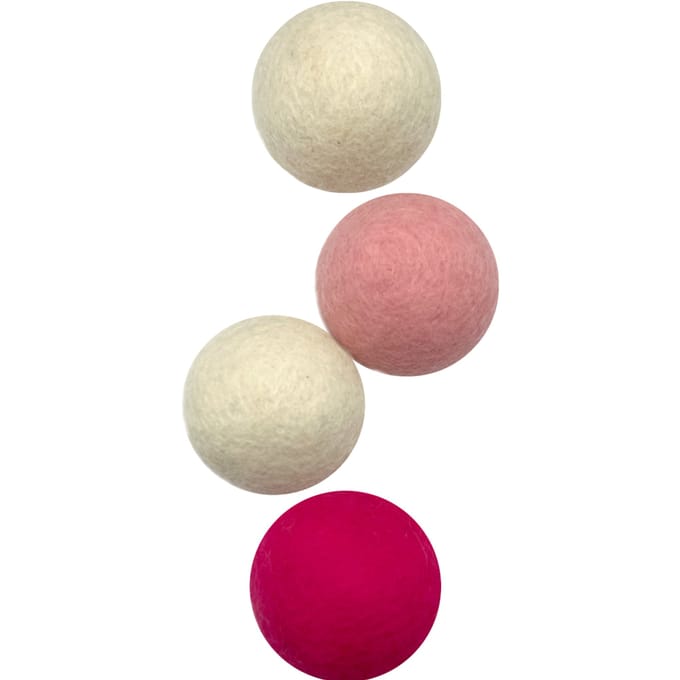 Aumüller bolletjes wolvilt in een set van 4 voor katten