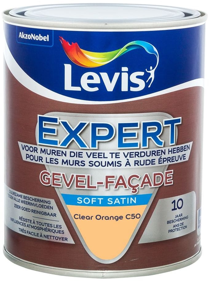 Levis - Expert Gevel Mix - Clear Orange C50 - Mengverf - 1 L