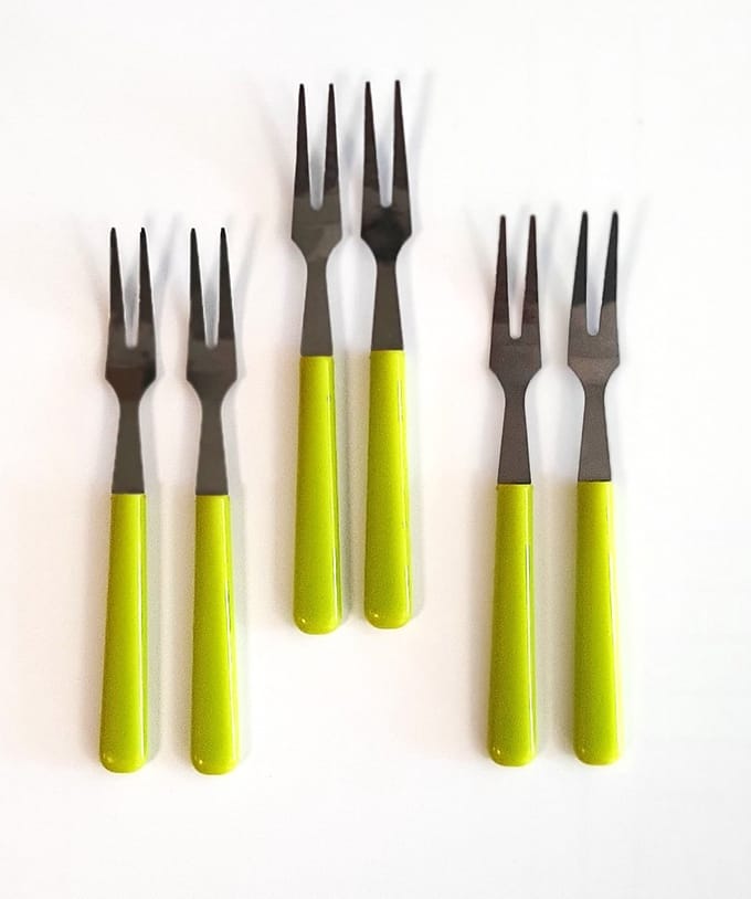 Eizook 6 snack dessert cake fruit vorkjes | set van 6