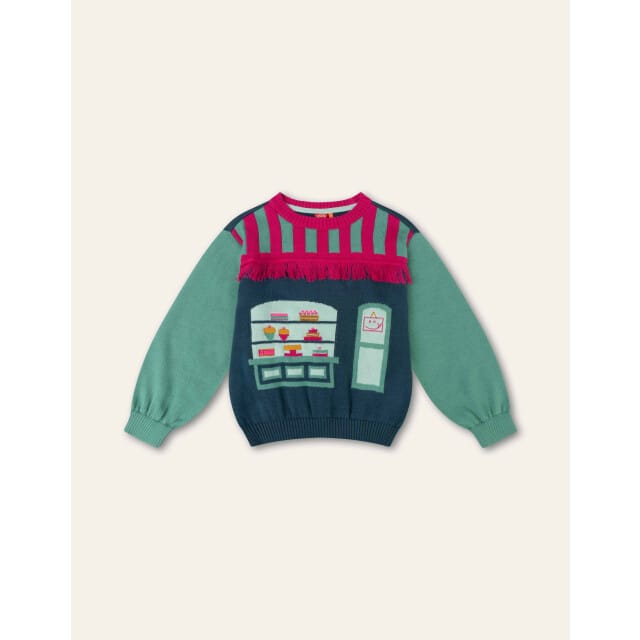 Oilily Keek Trui- maat152/12yr Bristol Blauw