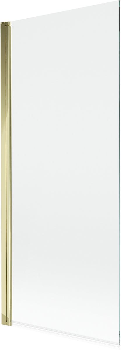 Mexen Mist badwand 1-vleugelig 80 x 150 , transparant, goud - 8A9-080-001-50-00