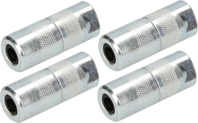 Set van 4 Hydraulische Mondstukken voor Vetpers met M10x1 Schroefdraad