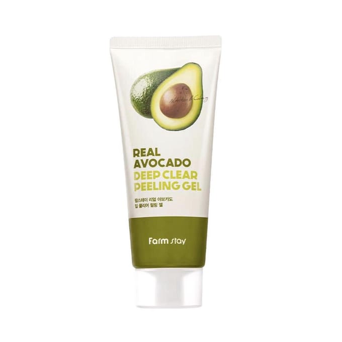 FARM STAY Real Avocado Deep Clear Peeling Gel 100 ml (3 options) 1pcs white