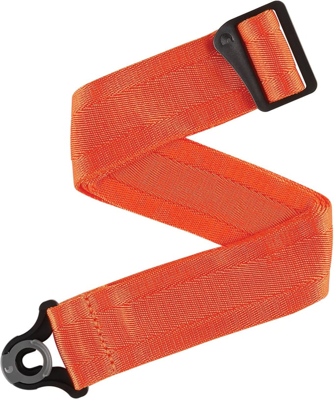 D'Addario 50BAL17 Auto Lock Gitaarband Sundown/Oranje
