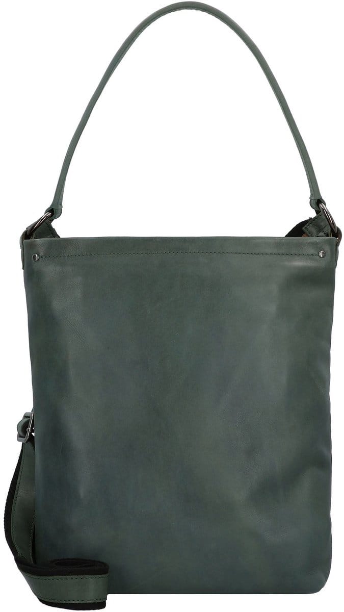 HAROLD'S Leren Schoudertas Caugio Shoulderbag Up Green Donkergroen