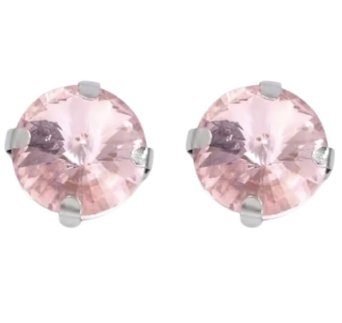 Magneet oorbellen 10 mm roze