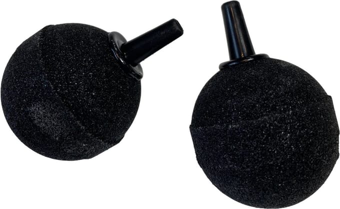 HS Aqua Luchtsteen Bal 30MM Zwart Blister 2 Stuks