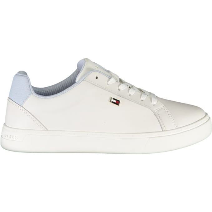 Polyester Vetersneaker Met Contrasterende Details
