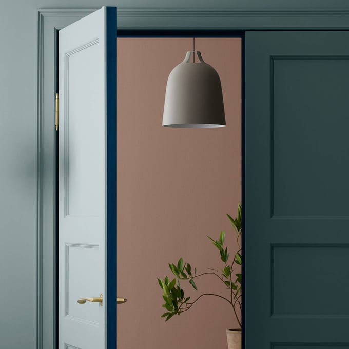 Eva Solo hanglamp Clover, Ø 35 cm, steengrijs, E27