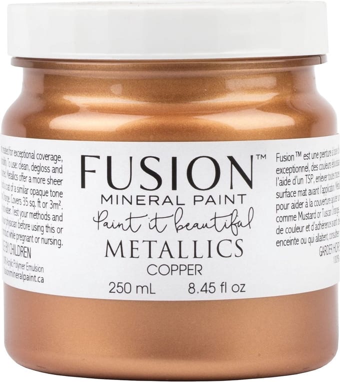 Fusion Metallic paint - Meubelverf - Acrylverf - Koper - 250 ml
