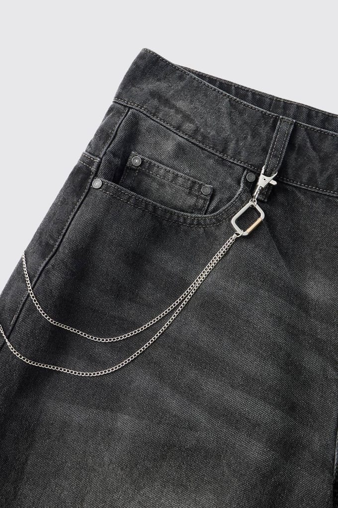 Jean Chain with Carabiner Clasp | Silver