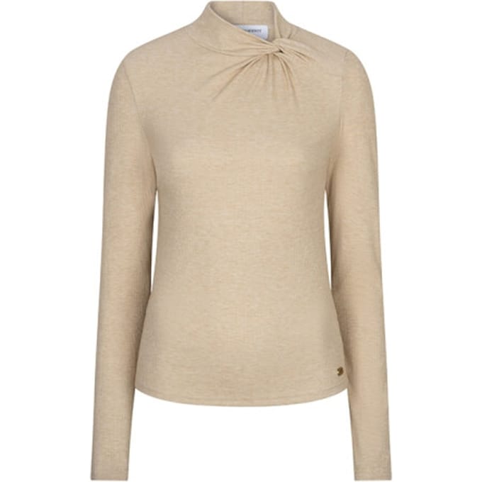Lofty Manner top havina knotted collar rh10.1 121 sand
