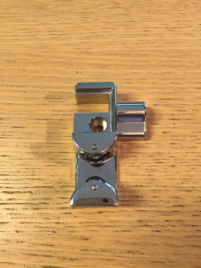 Xellanz chroom metalen deurgeleider deur links