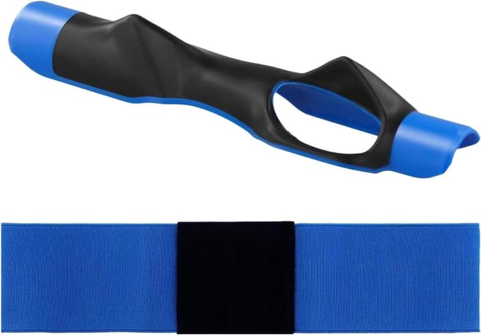Golf Grip Trainer - Golftraining Hulp - Golf Swing Oefenen - Juiste Handpositie - 155 cm - Blauw