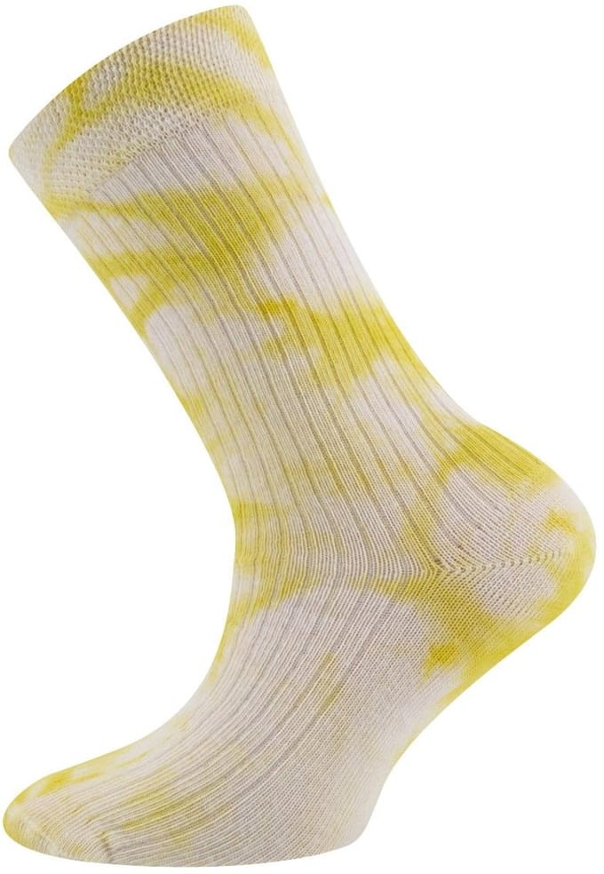 Tie dye sokken van katoen – Yellow – 23-26