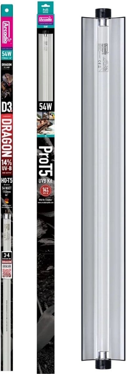 Arcadia Pro T5 UVB Kit - UVB TL Verlichting Terrarium