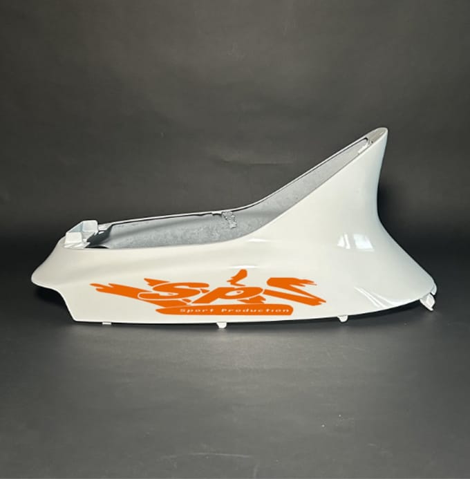 Piaggio Old Zip Stickerset - SP 98 - Orange