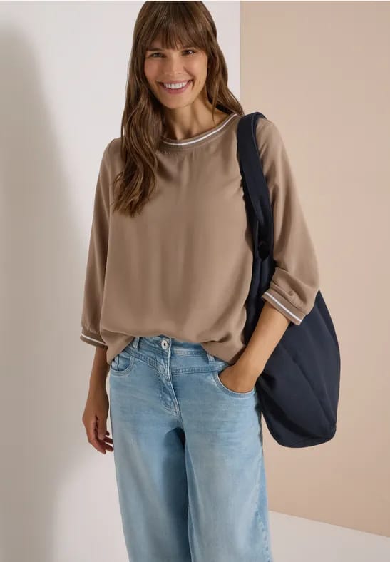 Blouse met 3/4-mouwen