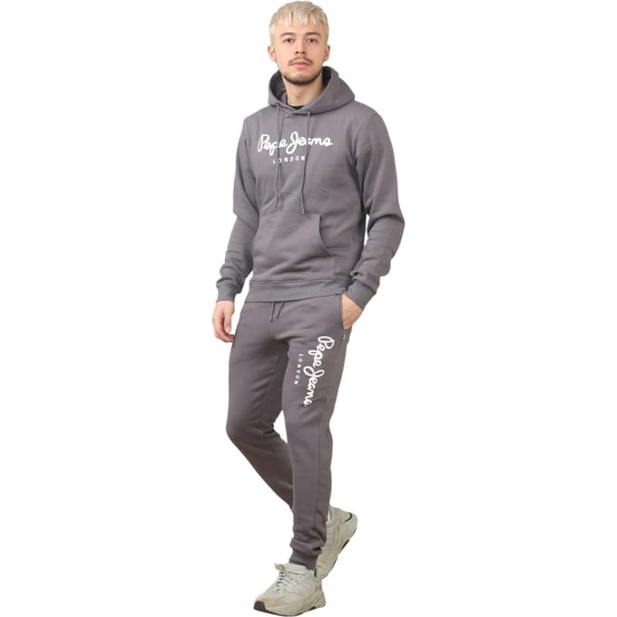 Pepe Jeans London Heren Trainingspak in Leigrijs