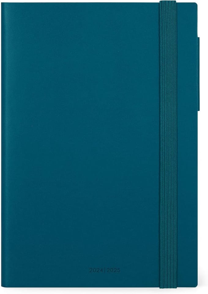 Weekkalender 2025 Medium 12 Maanden Agenda met Elastische Sluiting en Planner