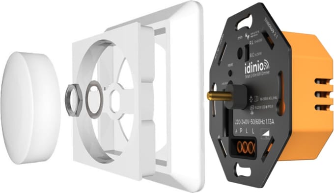 IDINIO Smart LED dimmer - verlichting dimmer via WIFI met app - 0-300W - Universeel