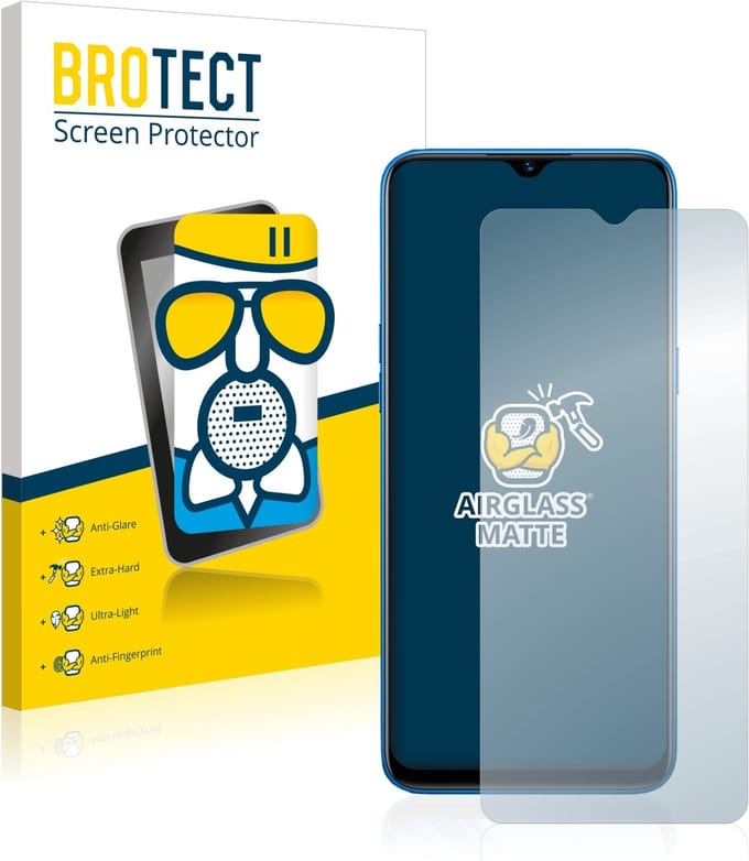 BROTECT - Screenprotector voor realme 5 - Folie Beschermfolie Beschermglas matte