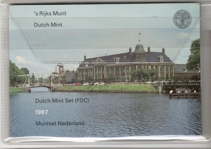 Nederland Jaarset Munten 1987 FDC - Utrecht