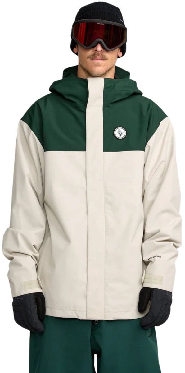 Volcom Buckthreeeighty Ski- en snowboardjas heren Zand M