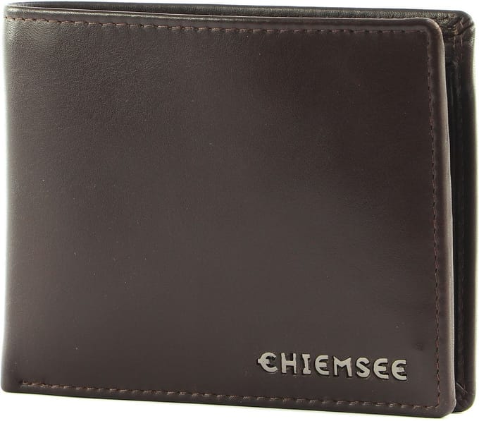 CHIEMSEE Leren Portemonnee Leather Wallet Brown Donkerbruin