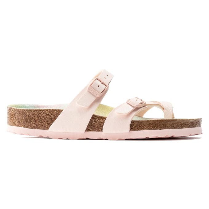 Damessandalen van nubuckleer Birkenstock Mayari Birko-Flor
