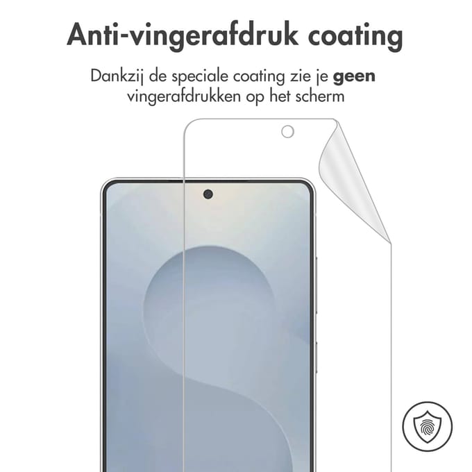 imoshion Screen Protector - Geschikt voor Samsung Galaxy S25 Edge - Screenprotector Folie 3 Pack